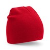 Winter hat - MOD. B44R:Classic Red, 100% polyester, One Size